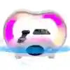 G Shape Wireless Charger Lamp with RGB Light & Bluetooth Speaker Type-C White Tidesmit