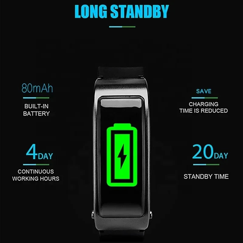 Smartwatch with Wireless Earbuds & Fitness Tracker - Black My Store