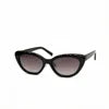 Fashion MiWu Miwu Cat Eye Women Sunglasses Luxury Brand Designer VMU 83S Small Frame Glasses UV400 Girl Letter Eyewear