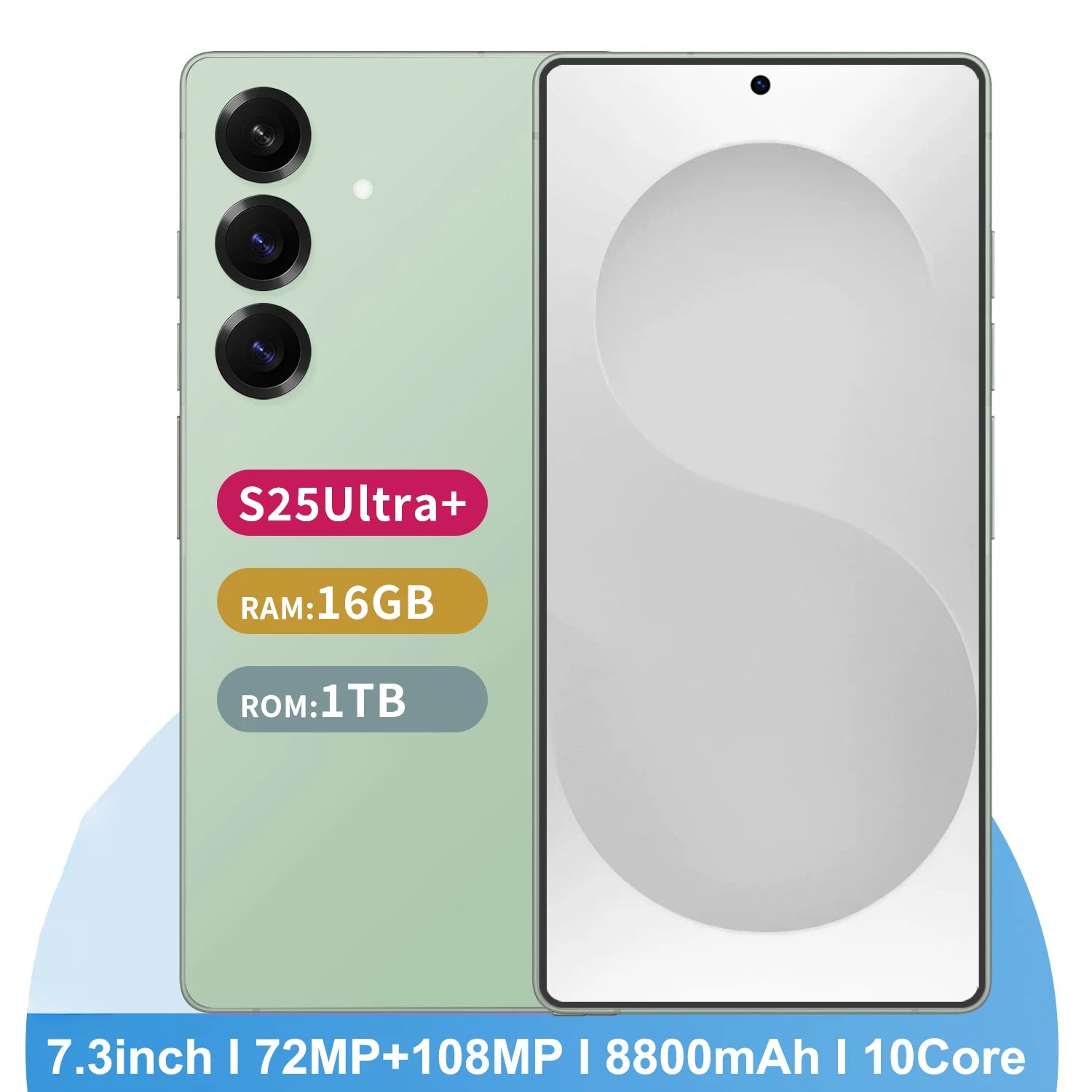 S25 Ultra 5G Smartphone 1TB 16GB RAM Unlocked - Gray Tidesmit