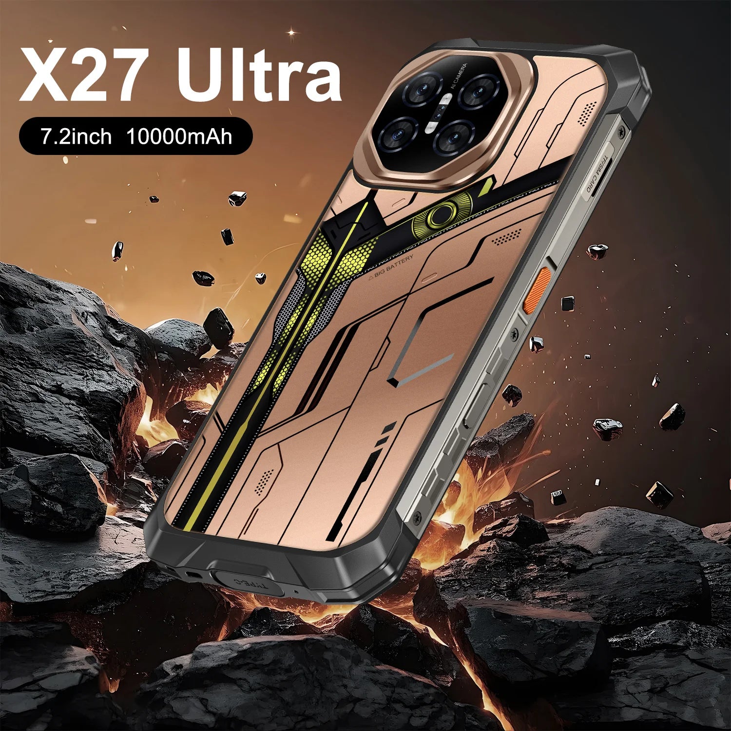 Nfc Waterproof Original X27 ultra 7.3 Inch 12GB + 1tGb Smartphone 10-core Celulares Unlocked Mobile Phone 5g