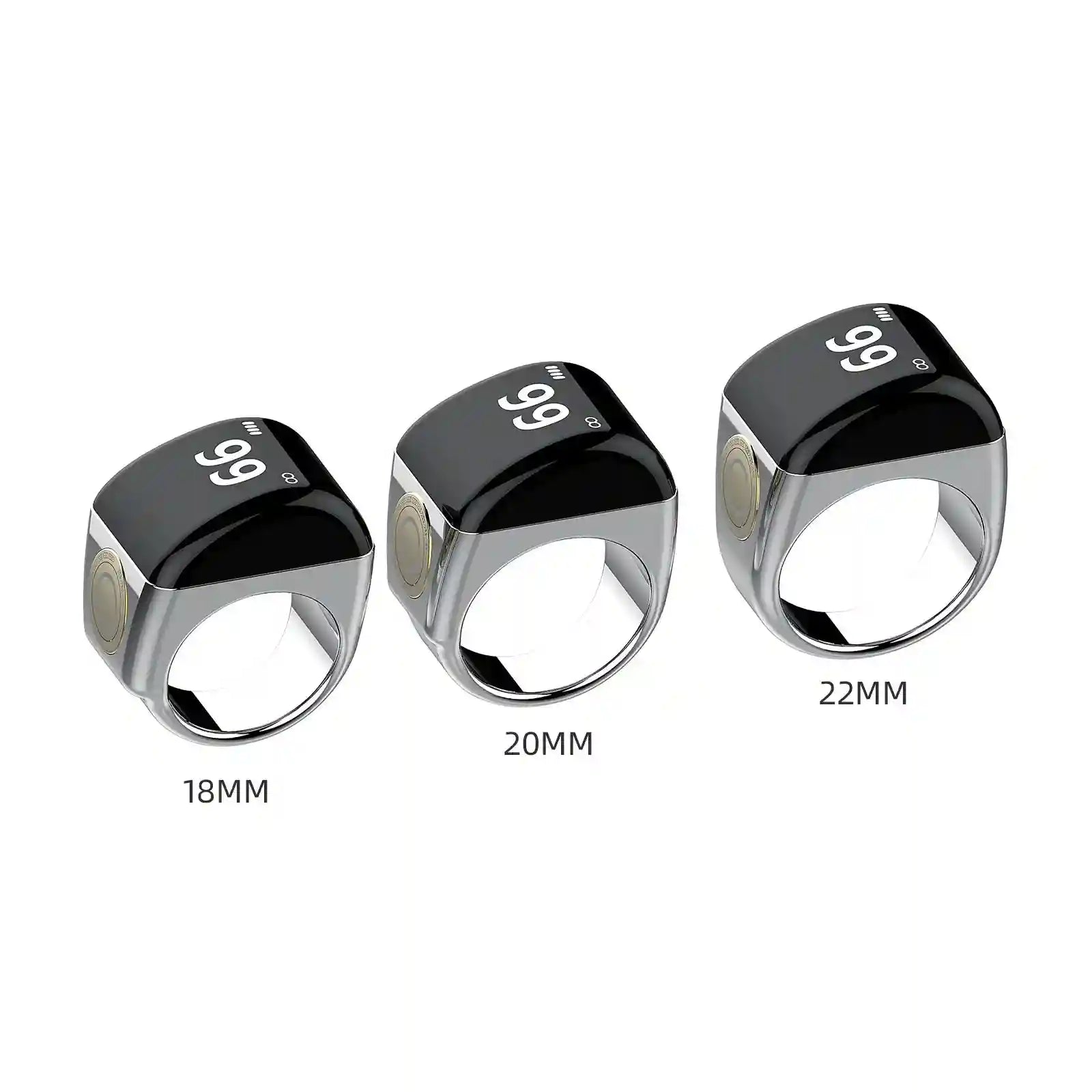 Tidesmit Smart Health Ring - Bluetooth Fitness Tracker with Heart Rate Monitor Tidesmit