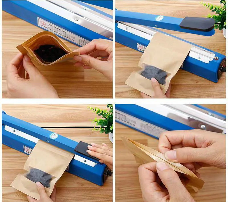 110V 220V 350W Portable Sealer 300mm Machine Electric Food Vacuum Heat Manual Kitchen Tool Sealing Household Vacuum Food Packing