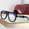 Luxury Fashion Designer Sunshade Square Frame Sunglasses, Full Frame UV400 Protection, Luxury Designer Fashion Travel