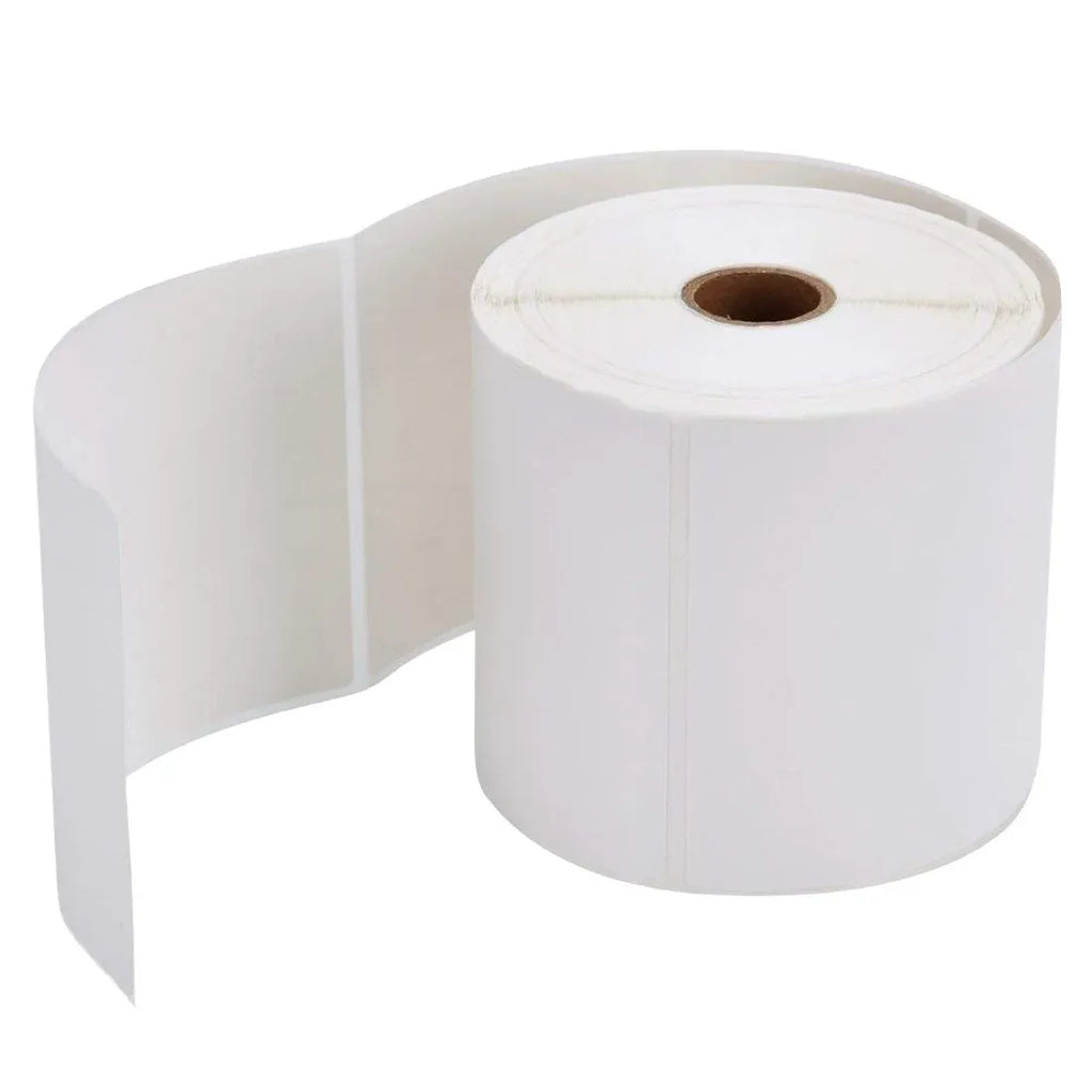 White roll of waterproof oilproof tear-resistant adhesive thermal stickers