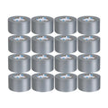 Set of grey duct tape rolls, multiple 2-inch rolls for crafts and sealing
