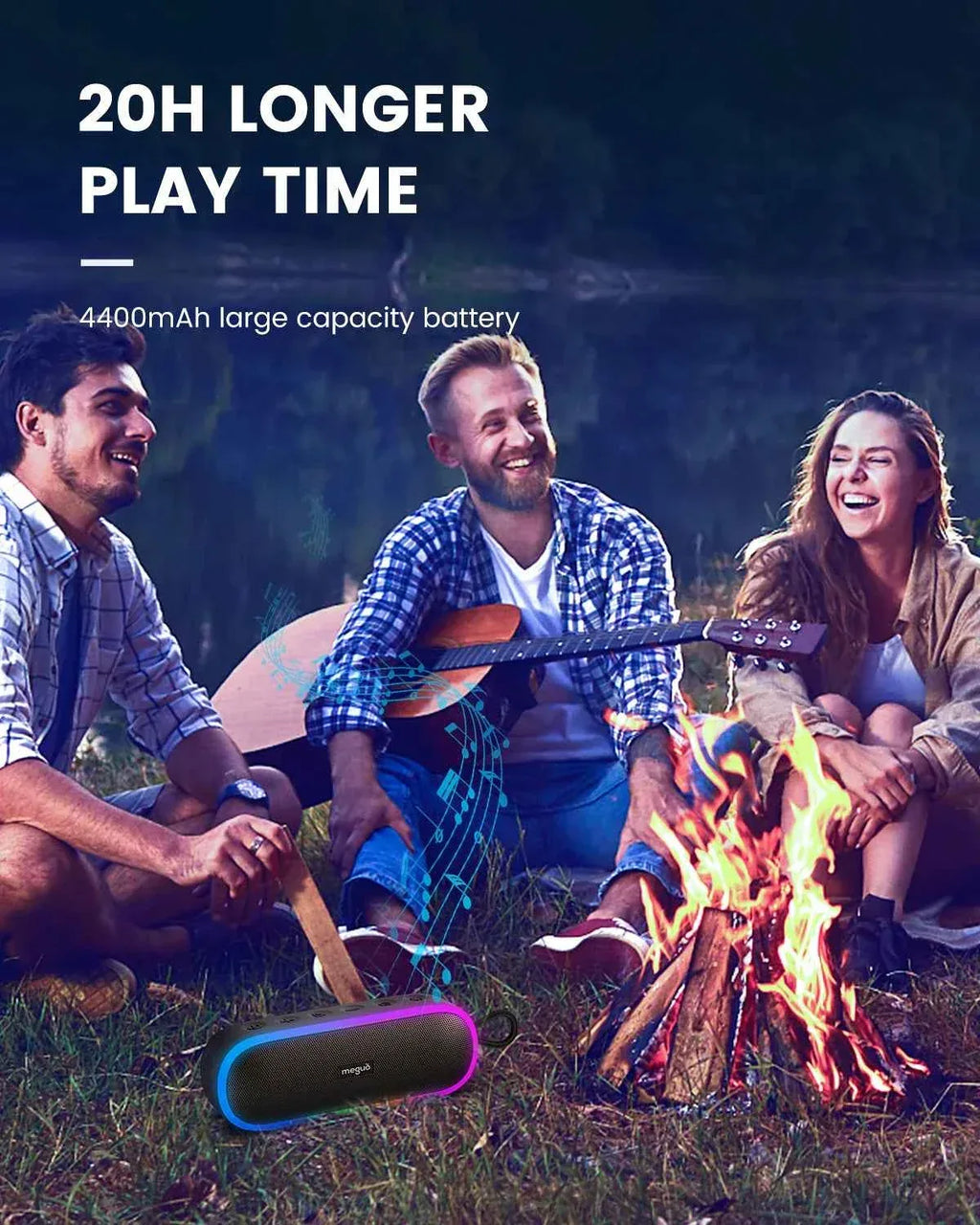 Portable Bluetooth Speaker: 24h Playtime Waterproof Wireless Audio My Store