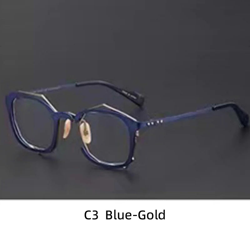 Luxury High Quality Lightweight Titanium Rimless Full Frame Anti-blue Light Glasses for Unisex All Face Shapes