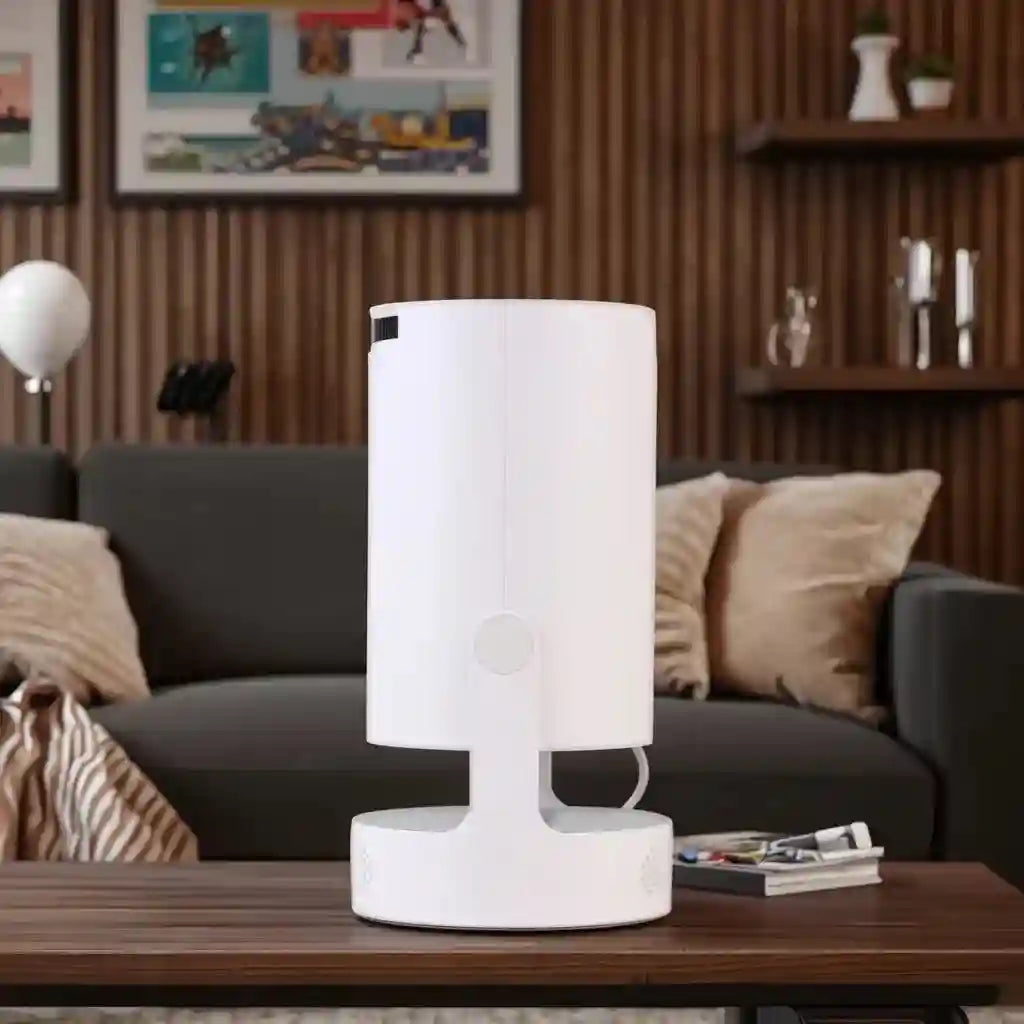 Mini 4K Android WiFi Projector for Smart Home Cinema - White Tidesmit