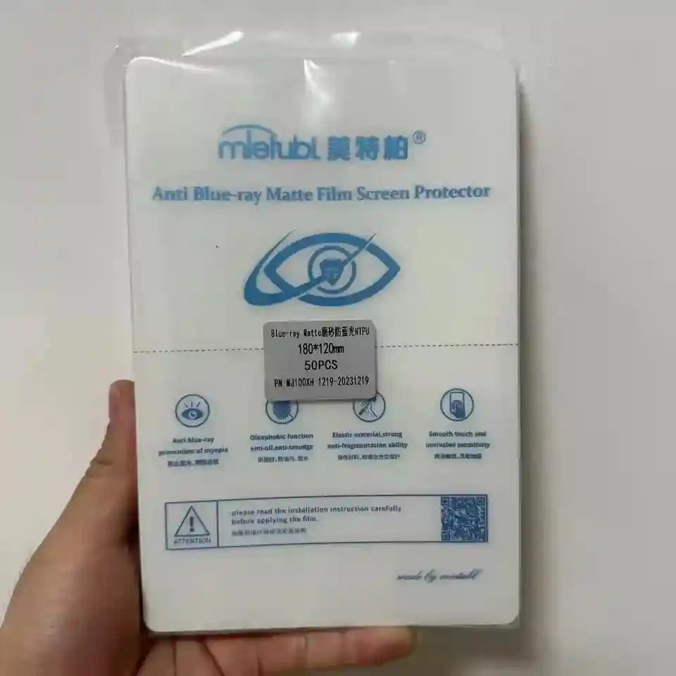 Hydrogel Screen Protector 50 Pack for Cutting Machines Tidesmit