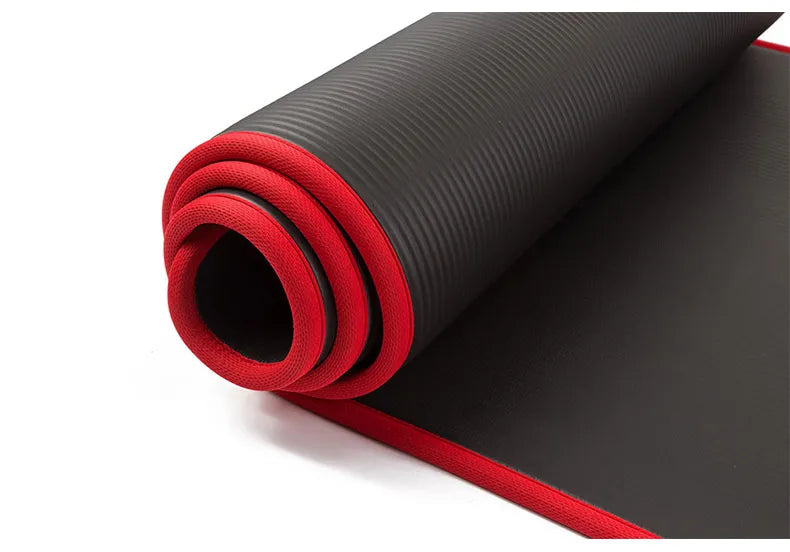 10mm Yoga Mat Extra Thick 1830*610mm NRB Non-slip Pillow Mat For Men Women Fitness Tasteless Gym Exercise Pads Pilates Yoga Mat