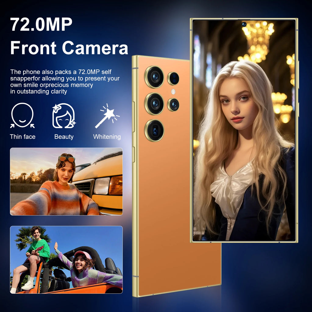 Best Selling Cellphones S25 16+1TB 48+108MP Global 5G Smartphone 6.6 Inch Screen 48+108MP Cheap Cellphones