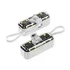 5000mAh Portable Fast Charging Power Bank with LED Display 5000mAh White(phone Plug) Tidesmit