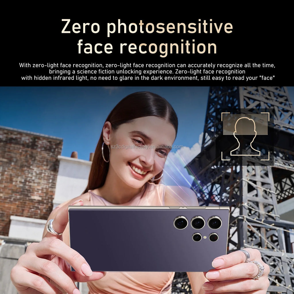 S25 Ultra 5G Smartphone 48+108MP Dual Sim Phone 16GB+1TB Deca Core CPU Smart Gaming Cellphone Global Version Mobile Phones