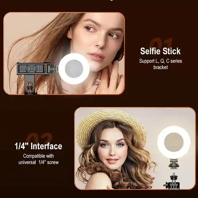 Portable Selfie Light with Adjustable Color Temperature | Tidesmit Tidesmit