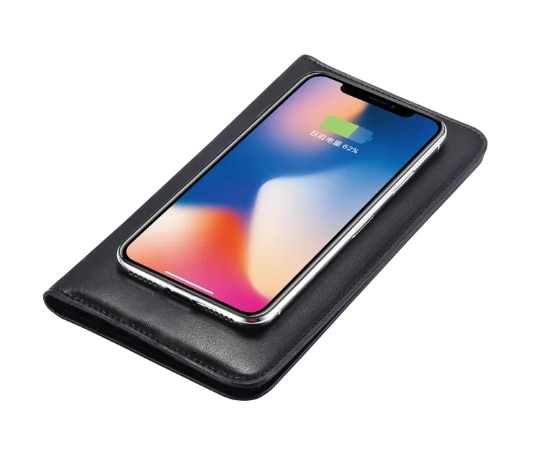 Tidesmit Wireless Charging Power Bank Wallet with Card Holder White Tidesmit
