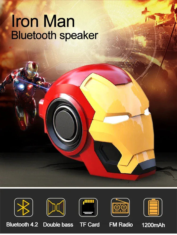 Robot Portable Bluetooth Speaker - 360 Wireless Audio with Deep Bass My Store