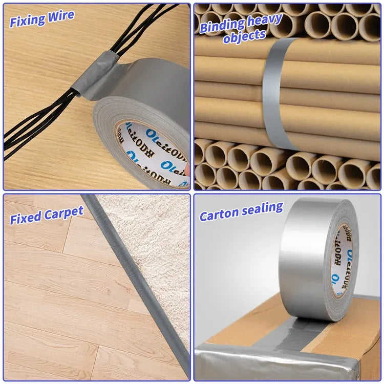 New Design Duct Tape 2 Inch Silver Duct Tape Grey Duct Tape 2inx 30 Yards for Crafts Home Improvement Projects