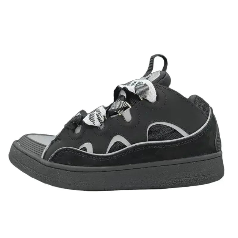 Designer Brand Luxury Casual Shoes Mens Women Embossed Leather Sneakers Calfskin Stripe Stretch Cotton Lace-up Low Rubber