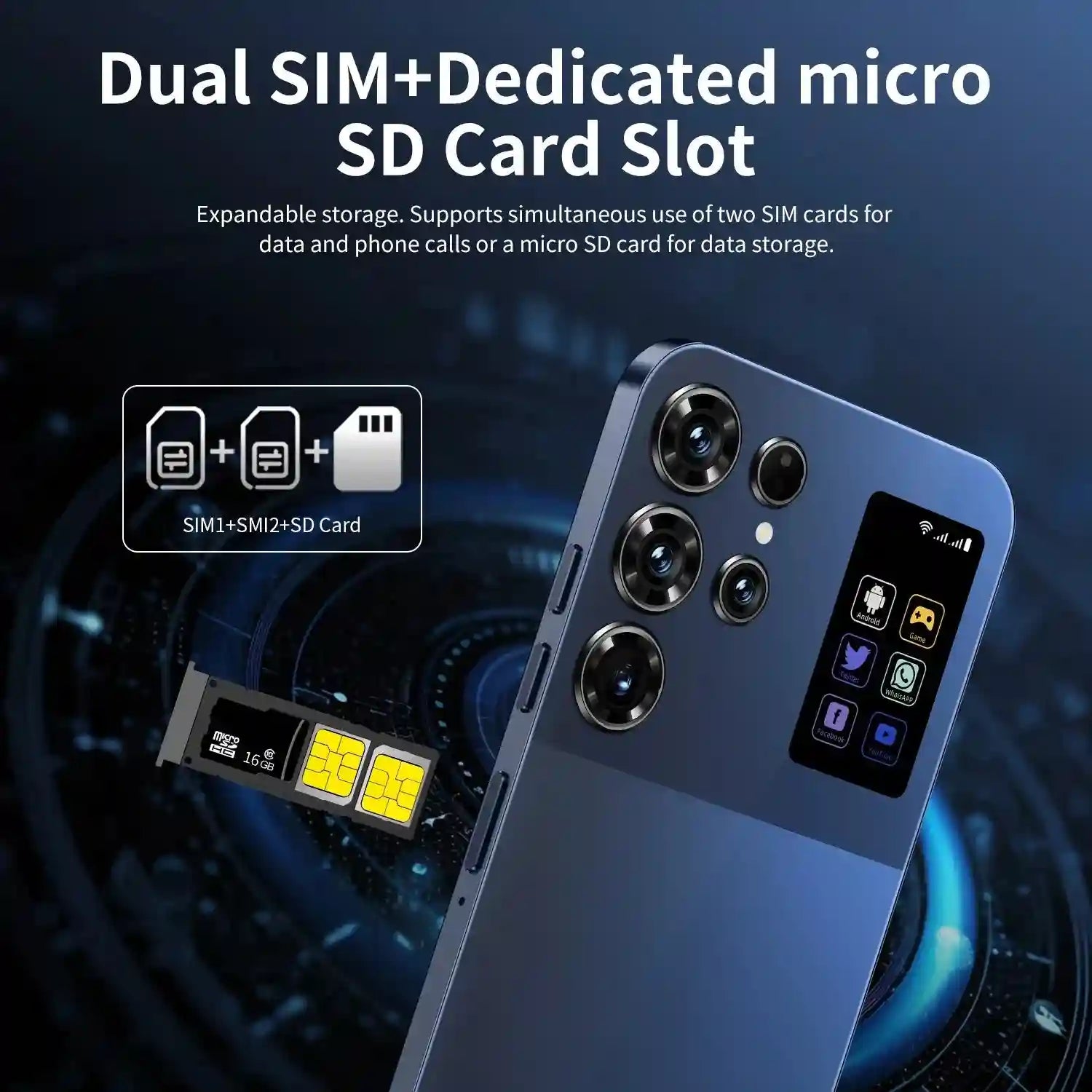 S26 Ultra 5G Smartphone 16GB RAM 1TB Storage - Unlocked Dual SIM Tidesmit