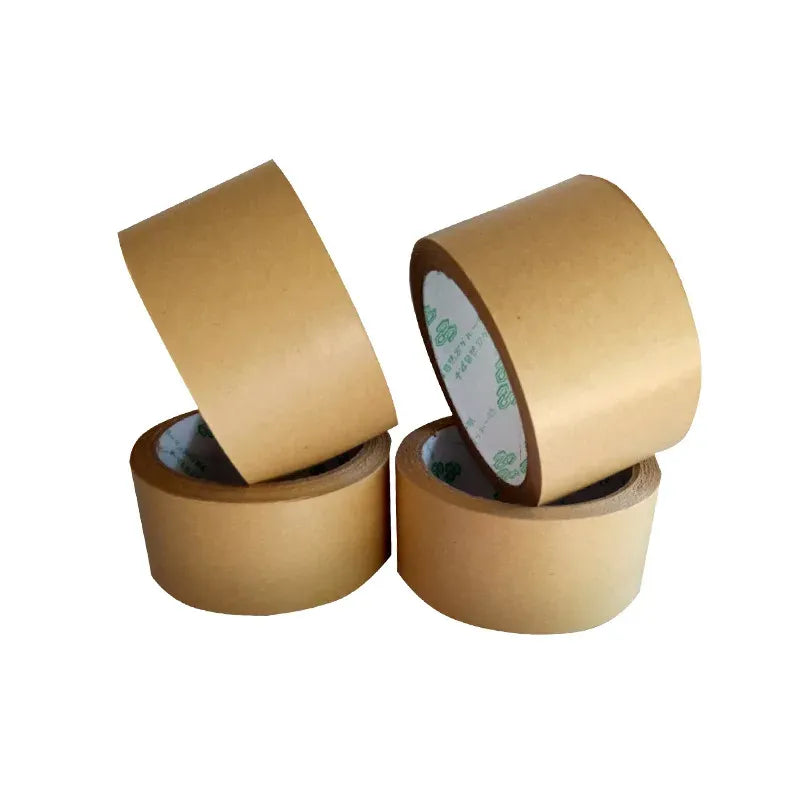 ECO Friendly Gummed Kraft Paper Tape Thicker Packing Tape Acrylic Adhesive for Single Sided Carton Sealing Pressure Sensitive