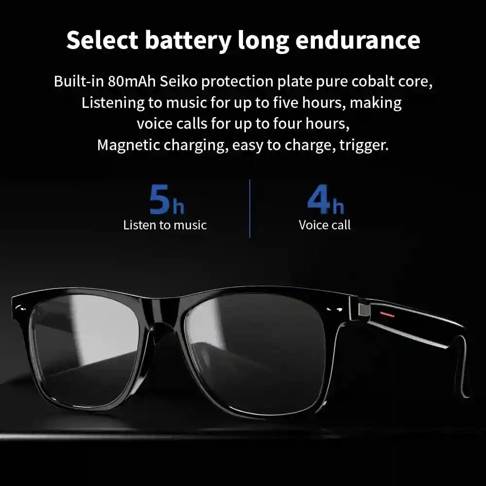 E13 Smart Audio Sunglasses with Bluetooth 5.0 - Wireless Music & UV Protection Tidesmit