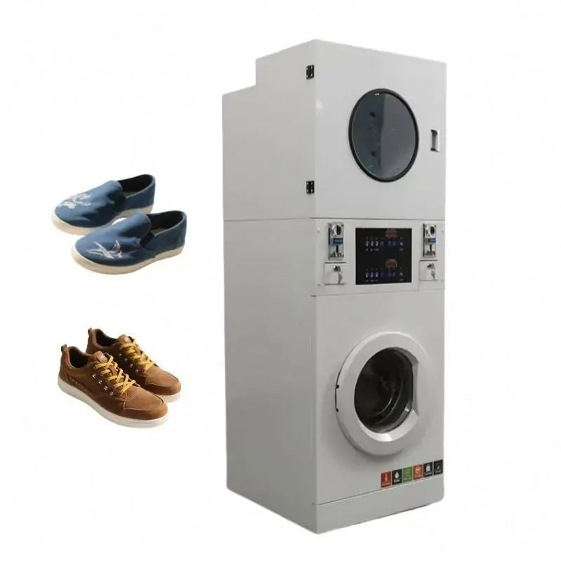 Efficient Electric Fully Automatic Shoe Cleaning Machine with Self-Cleaning Wash and Dry Sneakers in Minutes Coin Operated
