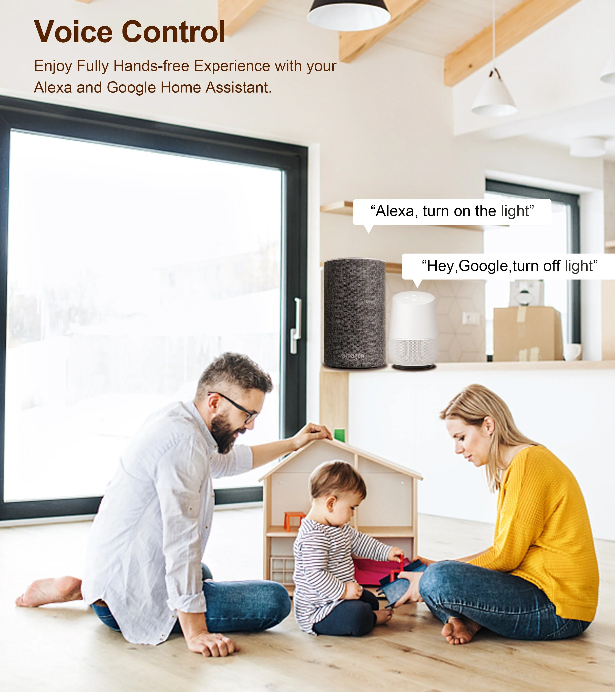 GIRIER Tuya ZigBee 3.0 Switch Module 10A Smart Home DIY Breaker 1 2 3 4 Gang Supports 2 Way Control Works with Alexa Google Home