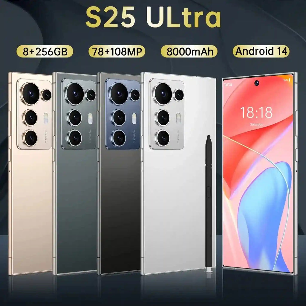 Tidesmit 7.3 Inch 5G Smartphone, 8GB RAM, 256GB Storage - Gray Tidesmit