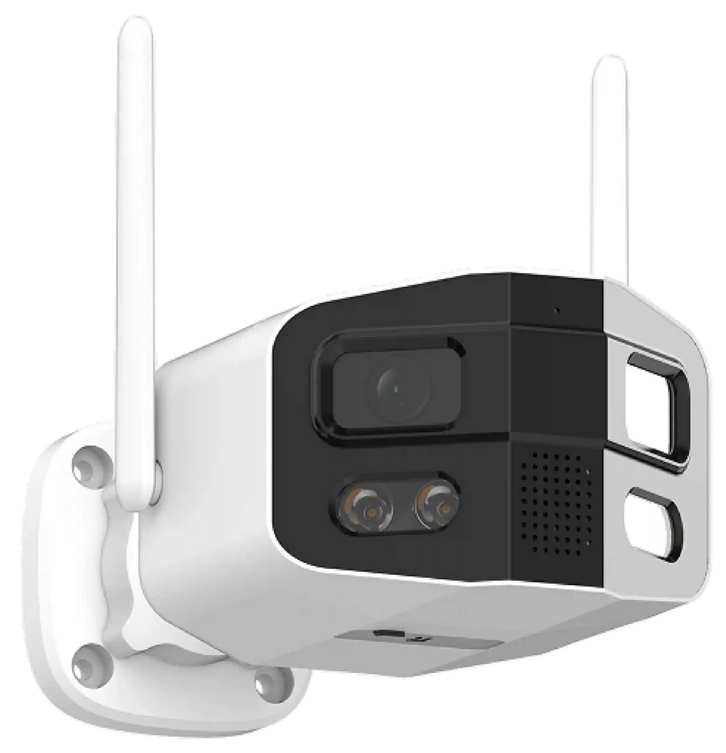 4MP Dual-Lens WiFi Security Camera - 180° Panoramic Home Monitoring 2 K WIFI Tidesmit