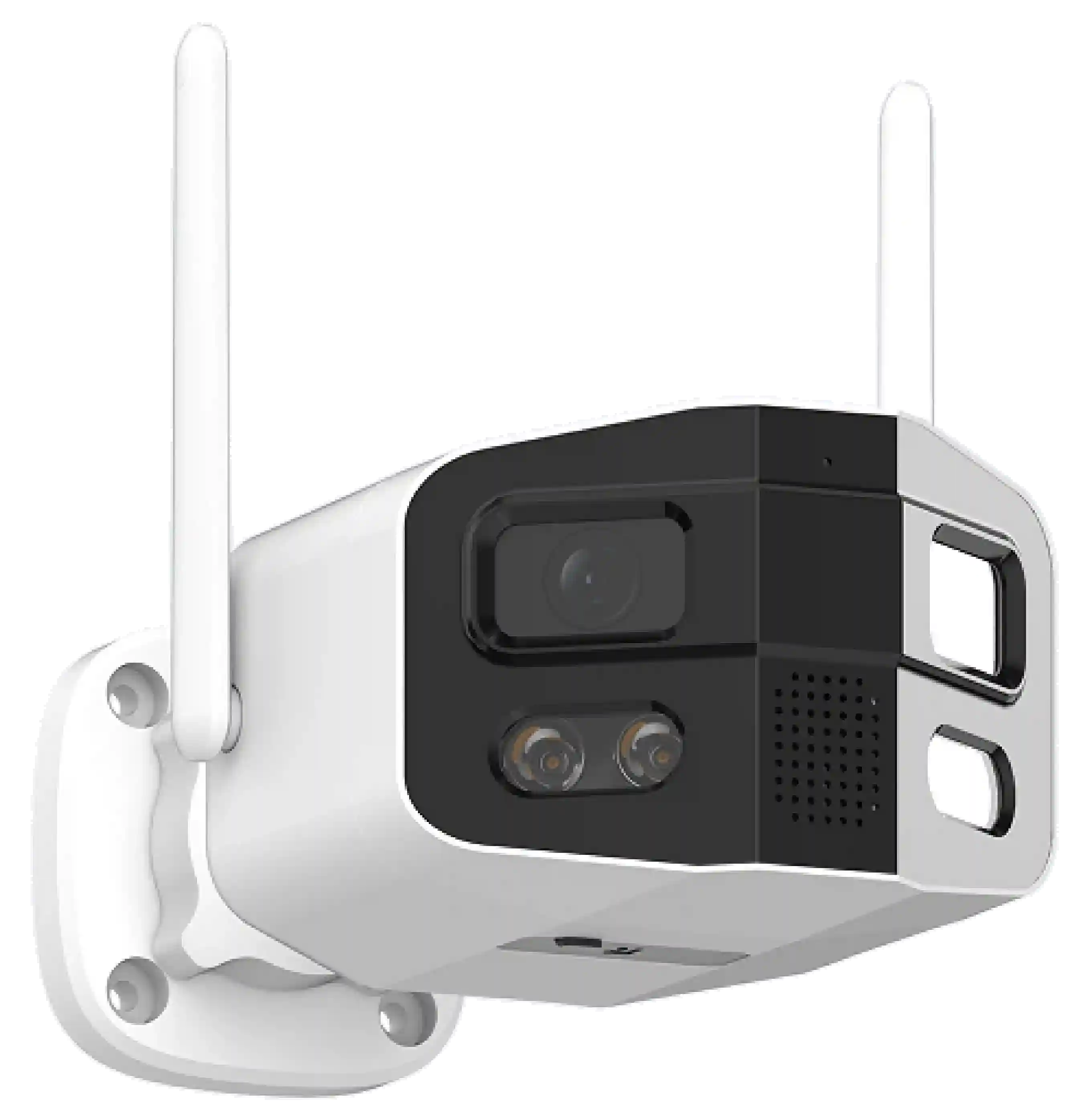 4MP Dual-Lens WiFi Security Camera - 180° Panoramic Home Monitoring 2 K WIFI Tidesmit
