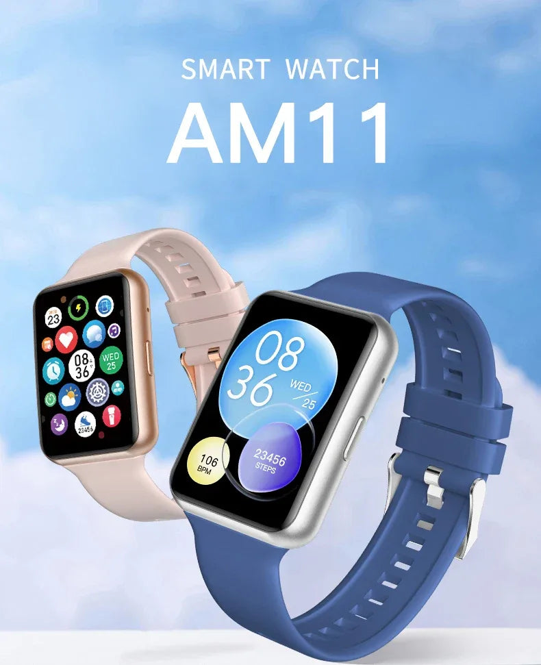 Smartwatch Fitness Tracker AM11 - Heart Rate & Sleep Monitor (IP67) My Store