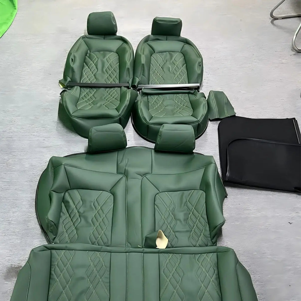 Full Set Leather Car Seat Cover Replacement Custom Fit for Volkswagen Golf Mk1