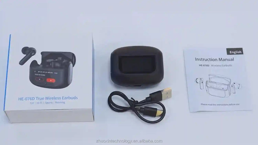 Wireless Earbuds HE-076D with Touch Screen ANC by Tidesmit Tidesmit