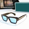 High End Premium Shades Luxury Designer Sun Glasses Unisex Thick Square Acetate Branded Sunglasses for Men and Women