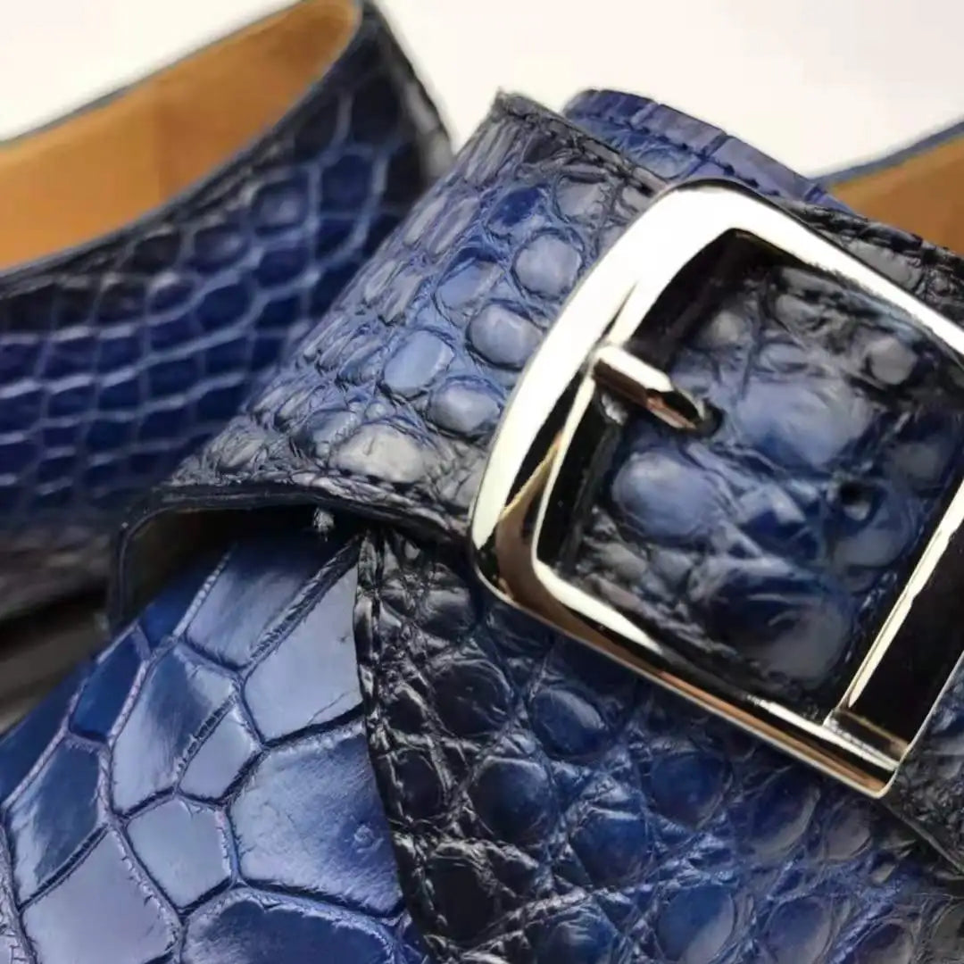 Wholesale Classic Sale Shoes for Men Genuine crocodile Fashion Men's Shoes alligator Oxford Stylish Wedding Party Shoes Men
