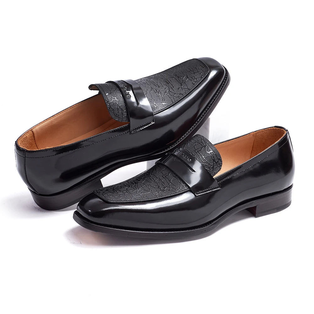 High Quality Fashion Men's Winter Shoes Luxury Genuine Leather Business Outsoles with Handmade Formal Leather Insoles
