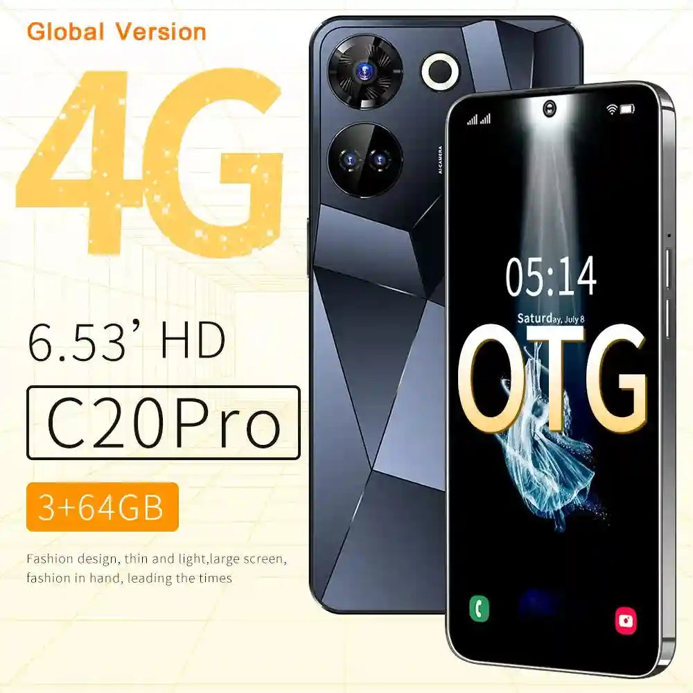Tidesmit Android Smartphone 64GB Silver – Reliable Dual SIM Mobile Tidesmit