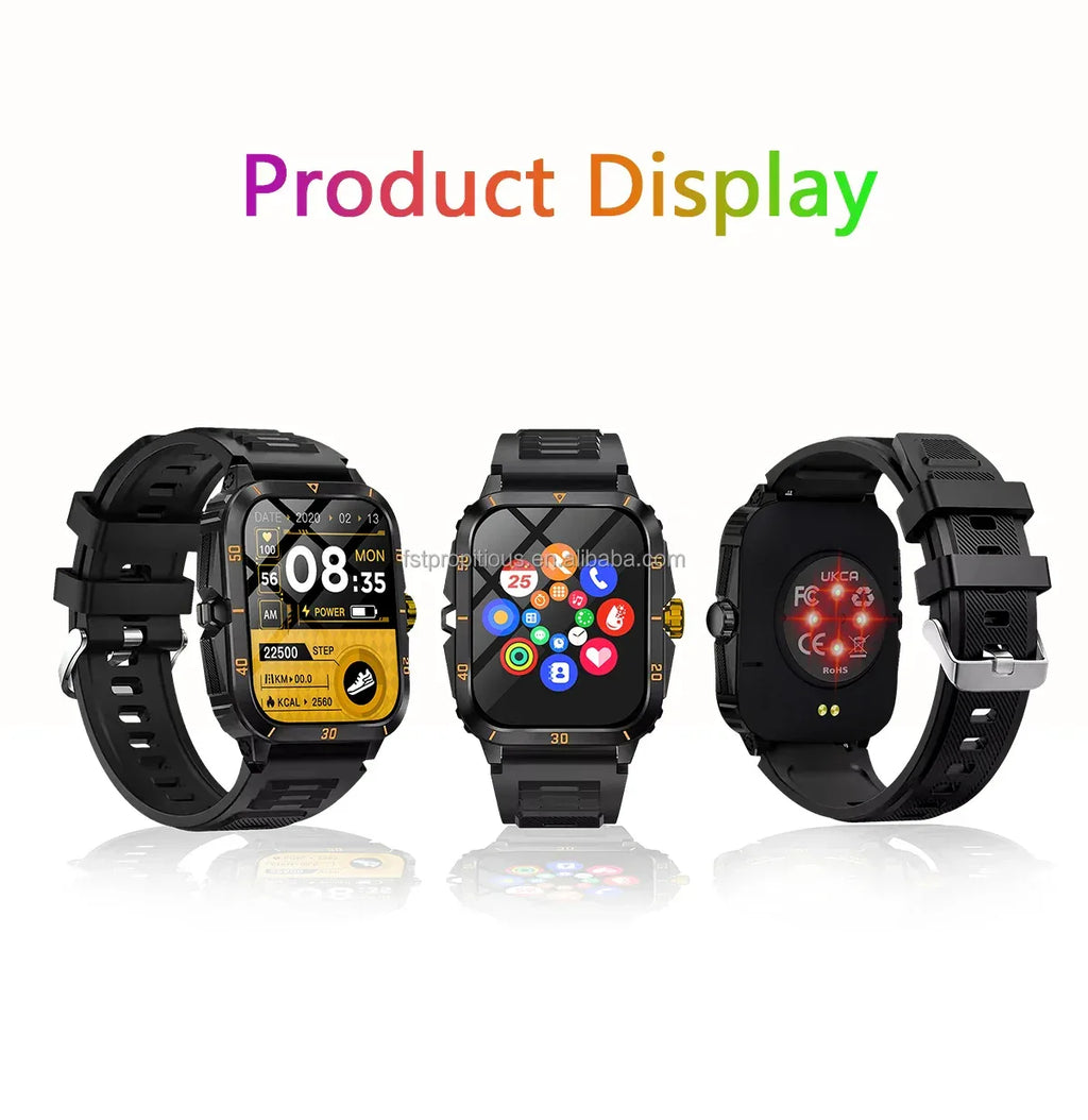Smartwatch H23 with Bluetooth Calling, GPS, and Fitness Tracker - Black My Store