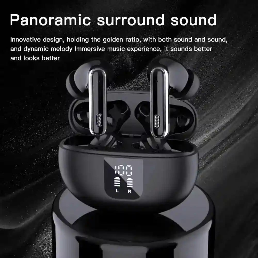 Q10 ANC Wireless Earbuds, HiFi Sound Quality with Transparency Mode, Long Battery Life LED Indicator TWS Earphones Tidesmit