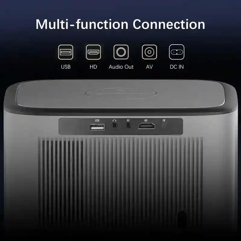 4K Android Portable Projector With 5G WiFi & Smart Home Integration Tidesmit