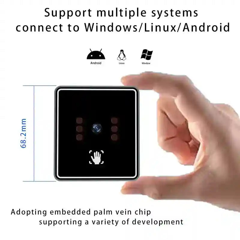 Palm Vein Scanner USB Access Control Biometric Reader for Smart Security Tidesmit