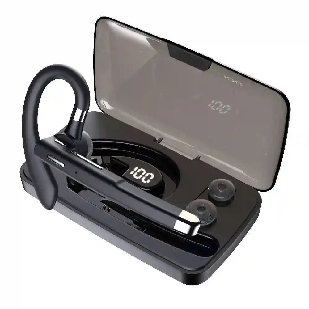 Bluetooth Wireless Single Earbud - Sport Headset by Tidesmit Black Tidesmit