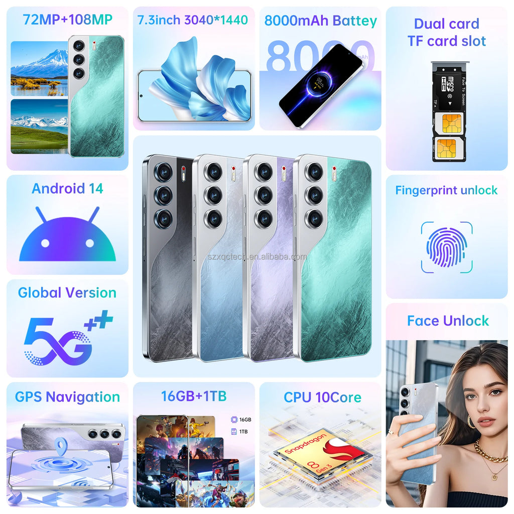 Camon 40 Pro 5G Smartphone 22GB RAM 1TB Storage AMOLED Display Purple Tidesmit