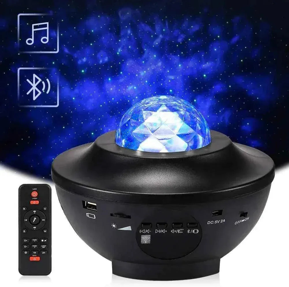 Galaxy Projector Starry Night Light | LED Aurora 3W Bluetooth Audio My Store