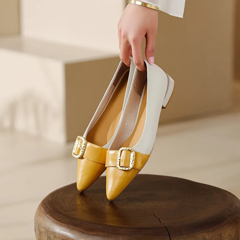 Scarp Donna Women Shoes Flats Loafers Slip-On Summer Spring Fashion Trend 2026 New Arrival Genuine Leather Soft Breathable