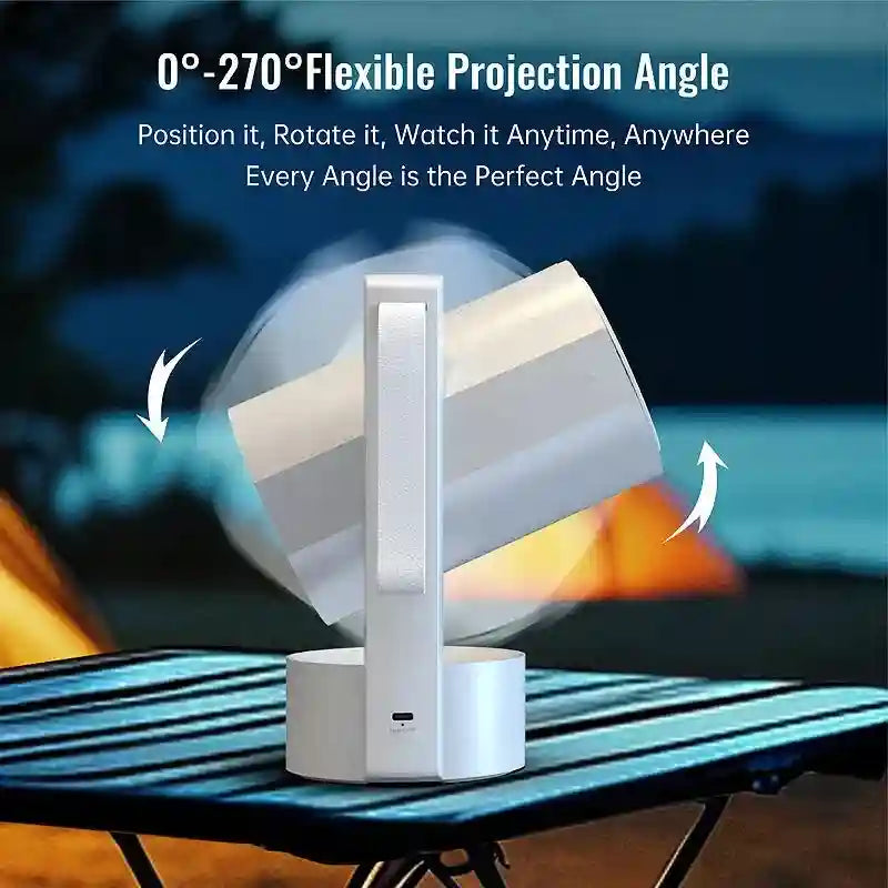 Portable 4K Mini Projector | Full HD Smart Home Cinema by Tidesmit Tidesmit