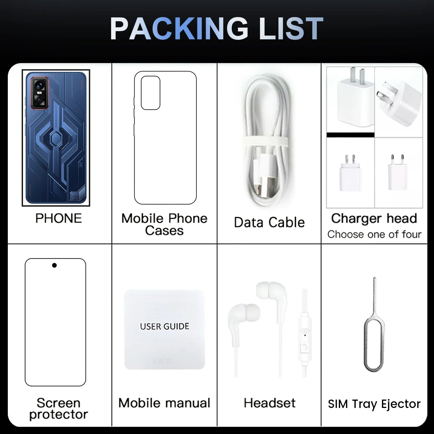 Android 14 5G Smartphone 7.3-inch 16GB RAM 1TB Storage Unlocked Mobile Tidesmit