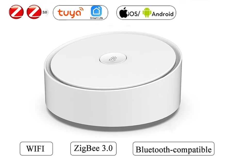 Tuya Smart Life Smart Multi-mode Gateway ZigBee WiFi Bluetooth-Compatible Hub Wireless Control with App Alexa Google Home Voice