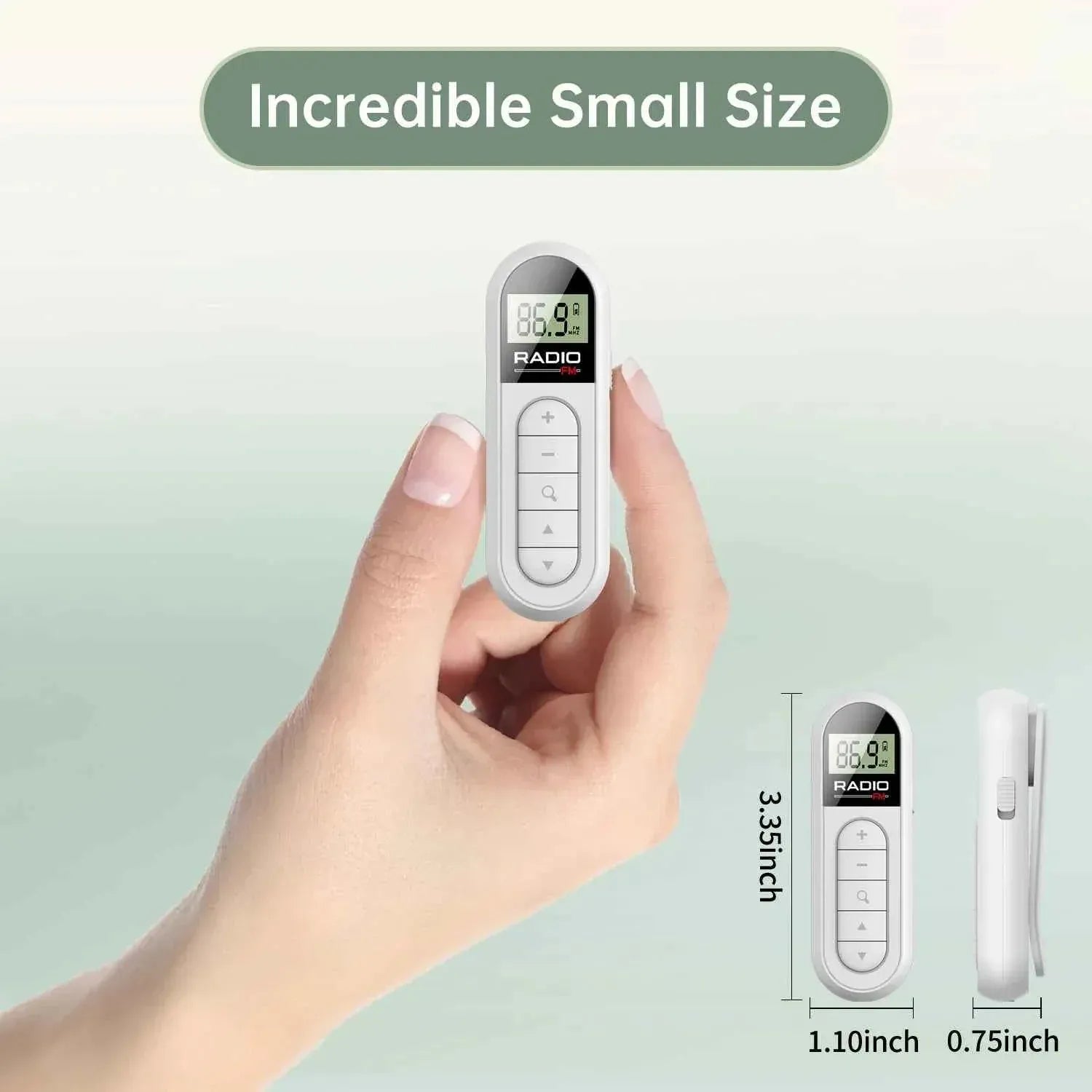 Portable Digital FM Radio & Wireless MP3 Player - Compact Audio My Store